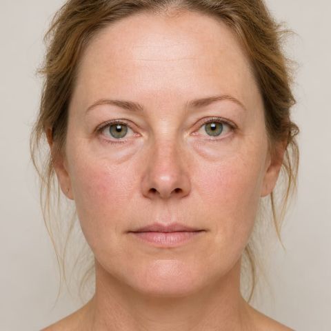 Visage avant massage Kobido à Paris : traits fatigués, ovale moins défini